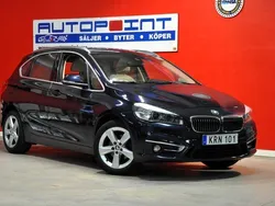 Blå (blåmetallic) Begagnad 2015 BMW 218 Active Tourer Luxury Line Minibuss | 139 900 kr (Marknadspris)
