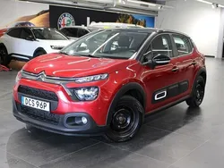 Röd Begagnad 2022 Citroën C3 PureTech Halvkombi | 169 900 kr (Marknadspris)