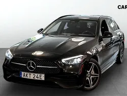 Svart Begagnad 2022 Mercedes C300e AMG Kombi | 379 900 kr (Lite dyr)