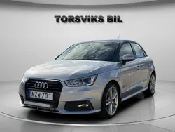 Silver Begagnad 2016 Audi A1 Sportback Sport Halvkombi | 99 900 kr (Marknadspris)