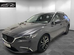 Grå Begagnad 2015 Mazda 6 Kombi | 139 900 kr (Marknadspris)