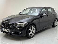 Svart Begagnad 2012 BMW 118 Sport Line Halvkombi | 88 000 kr (Superpris)