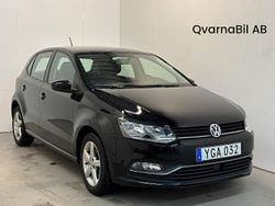 Svart Begagnad 2016 VW Polo Halvkombi | 79 500 kr (Marknadspris)