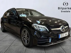 Svart Begagnad 2019 Mercedes C200 AMG line Kombi | 269 990 kr (Lite dyr)
