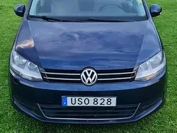 Blå Begagnad 2011 VW Sharan Minibuss | 55 000 kr (Bra pris)