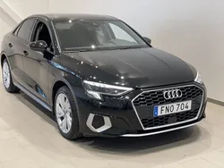 Brilliantsvart Begagnad 2024 Audi A3 Advanced Plus Sedan | 265 000 kr (Bra pris)