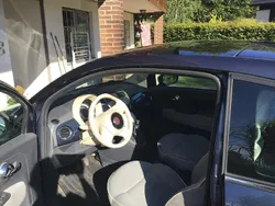 Blå Begagnad 2008 Fiat 500 Lounge Halvkombi | 49 000 kr (Bra pris)