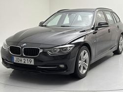 Svart Begagnad 2016 BMW 318 Sport Line Kombi | 144 000 kr (Marknadspris)