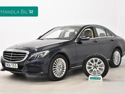 Mörkblå Begagnad 2014 Mercedes C180 Exclusive Sedan | 199 900 kr (Lite dyr)