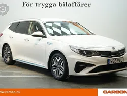 Vit Begagnad 2019 Kia Optima Hybrid Advance Sedan | 189 900 kr (Marknadspris)