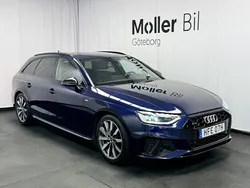 Navarrablå metallic Begagnad 2022 Audi A4 S-Line Kombi | 319 900 kr (Bra pris)
