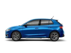 Blå Ny 2025 Skoda Fabia Monte Carlo Halvkombi | 271 600 kr (Marknadspris)