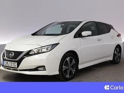 Vit Begagnad 2021 Nissan Leaf 360º Halvkombi | 211 900 kr (Marknadspris)