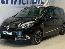Svart Begagnad 2016 Renault Grand Scénic IV Bose Edition Minibuss | 89 900 kr (Superpris)