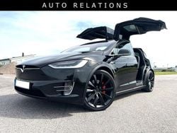 Svart solid Begagnad 2019 Tesla Model X SUV | 799 900 kr