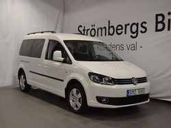 Vit Begagnad 2014 VW Caddy Maxi Minibuss | 139 000 kr