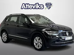 Svart Begagnad 2021 VW Tiguan SUV | 269 000 kr (Marknadspris)