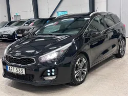 Svart Begagnad 2016 Kia Ceed Sportswagon GT-Line Kombi | 89 700 kr (Bra pris)