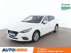 Vit Begagnad 2014 Mazda 3 Inclusive Halvkombi | 137 000 kr (Marknadspris)