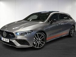 Mörkgrå (grey) Begagnad 2023 Mercedes CLA35 AMG Night Halvkombi | 489 900 kr