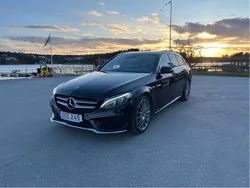 Svart Begagnad 2018 Mercedes C200 AMG line Kombi | 249 000 kr (Marknadspris)