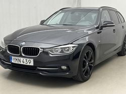 Svart Begagnad 2017 BMW 320 Sport Line Kombi | 100 000 kr (Superpris)