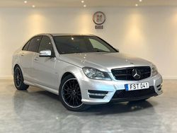Silver Begagnad 2012 Mercedes C200 AMG Sedan | 129 000 kr (Dyr)