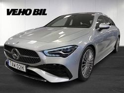 Silver Begagnad 2025 Mercedes CLA200 Shooting Brake AMG line Kombi | 389 000 kr (Marknadspris)