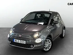 Grå Begagnad 2017 Fiat 500 Lounge Halvkombi | 89 900 kr (Bra pris)