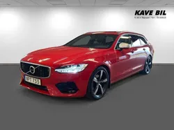 Röd Begagnad 2017 Volvo V90 R-Design Kombi | 279 900 kr (Marknadspris)