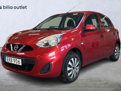 Röd Begagnad 2014 Nissan Micra Halvkombi | 49 900 kr (Marknadspris)