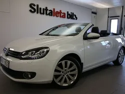 Vit Begagnad 2012 VW Golf Cabriolet Cab | 144 900 kr