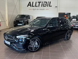 Svart Begagnad 2022 Mercedes C300e AMG Kombi | 439 900 kr (Marknadspris)