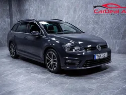 Mörkgrå Begagnad 2016 VW Golf VII R-line Kombi | 138 800 kr (Marknadspris)