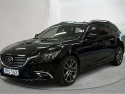 Svart Begagnad 2015 Mazda 6 Optimum Sedan | 132 800 kr (Bra pris)
