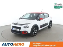 Vit Begagnad 2017 Citroën C3 PureTech Halvkombi | 110 000 kr (Marknadspris)