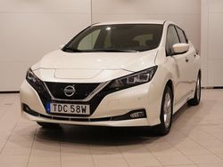 Vit Begagnad 2021 Nissan Leaf Tekna Halvkombi | 178 800 kr (Marknadspris)