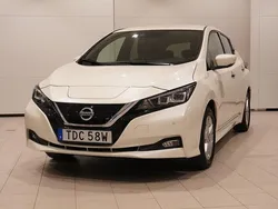 Vit Begagnad 2021 Nissan Leaf Tekna Halvkombi | 178 800 kr (Marknadspris)