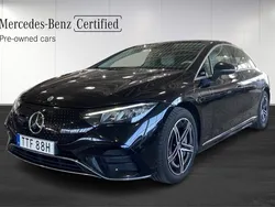 Svart (black) Begagnad 2024 Mercedes EQE350 Advanced Plus Sedan | 609 900 kr (Bra pris)