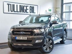 Svart Begagnad 2018 Ford Ranger Wildtrack Pickup | 289 900 kr (Marknadspris)