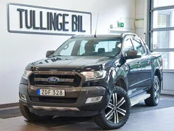 Svart Begagnad 2018 Ford Ranger Wildtrack Pickup | 289 900 kr (Marknadspris)
