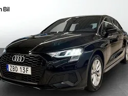 Svart Begagnad 2022 Audi A3 Sportback Proline Halvkombi | 234 000 kr (Marknadspris)