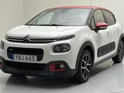 Vit Begagnad 2017 Citroën C3 Live Halvkombi | 77 000 kr (Marknadspris)