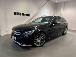 Svart Begagnad 2018 Mercedes C220 Kombi | 259 000 kr