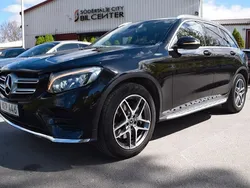 Svart (svart met) Begagnad 2018 Mercedes GLC220 AMG line SUV | 364 900 kr (Lite dyr)