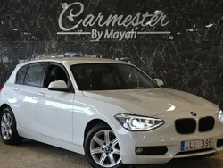 Vit Begagnad 2014 BMW 116 Sport Line Halvkombi | 109 990 kr (Marknadspris)