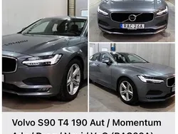 Grå Begagnad 2020 Volvo S90 Momentum Sedan | 279 000 kr (Marknadspris)