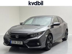 Mörkgrå (mörkgrå metallic) Begagnad 2019 Honda Civic Halvkombi | 169 800 kr (Bra pris)