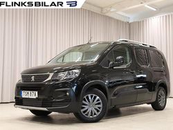 Svart Begagnad 2019 Peugeot Rifter Minibuss | 199 900 kr (Marknadspris)