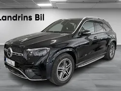 Svart (obsidiansvart metallic) Begagnad 2023 Mercedes GLE350e AMG line SUV | 929 900 kr (Marknadspris)